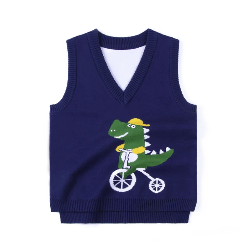 Детский жилет коллекция 2020 года сезон весна вязаный свитер для мальчиков и