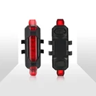 Перезаряжаемые мини USB светодиодный велосипед хвост Красный светильник комплект велосипедных ламп передних светильник вспышки светильник свет велосипеда светильник Аксессуары для велосипеда 2020