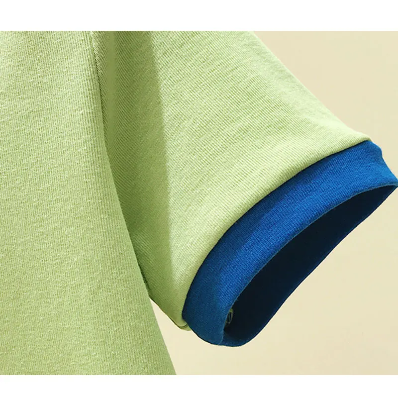 

2020 Summer Women T Shirt Slim White Print Cartoon Cotton Tshirt Lady Vogue Korean Style T-shirt O Neck Short Sleeve Tops Femme