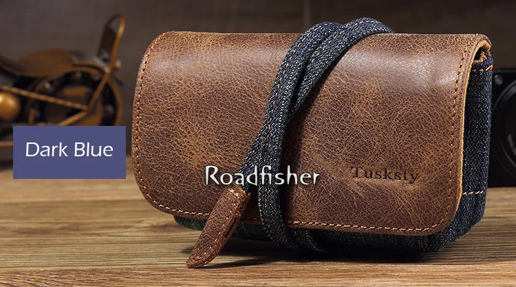 Roadfisher натуральная кожа Брезентовая сумка для камеры вставка чехол для хранения чехол ремень для Canon G7X RX100 M2 M3 M4 M5 Nikon sony Leica Fuji