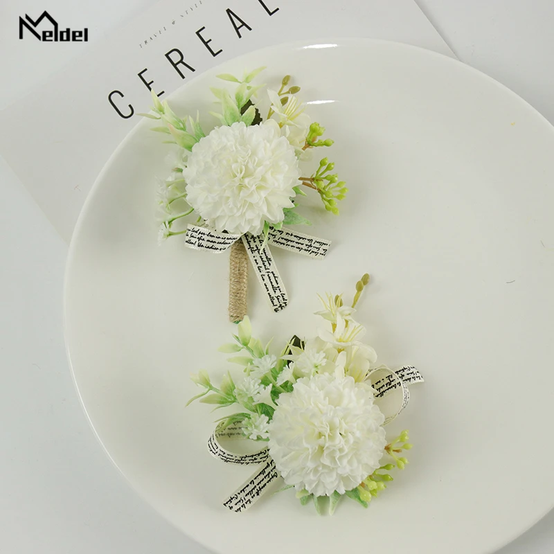 Свадебный браслет Meldel для подружек невесты мужские корсажи и бутоньерки Мужская