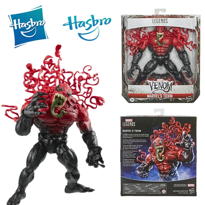 

Бренд Hasbro, легенда Marvel, Веном, симбиот, токсин 6-модель дюймовая кукла, сюрприз, подарок для детей, близких