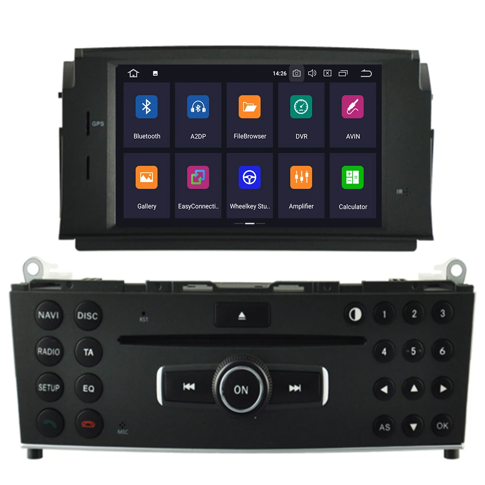 В наличии! 2020 Android 10 автомобильный DVD для MERCEDES-BENZ C CLASS W204 2007-2011 4 Гб RAM + 32 FLASH 8 Octa Core