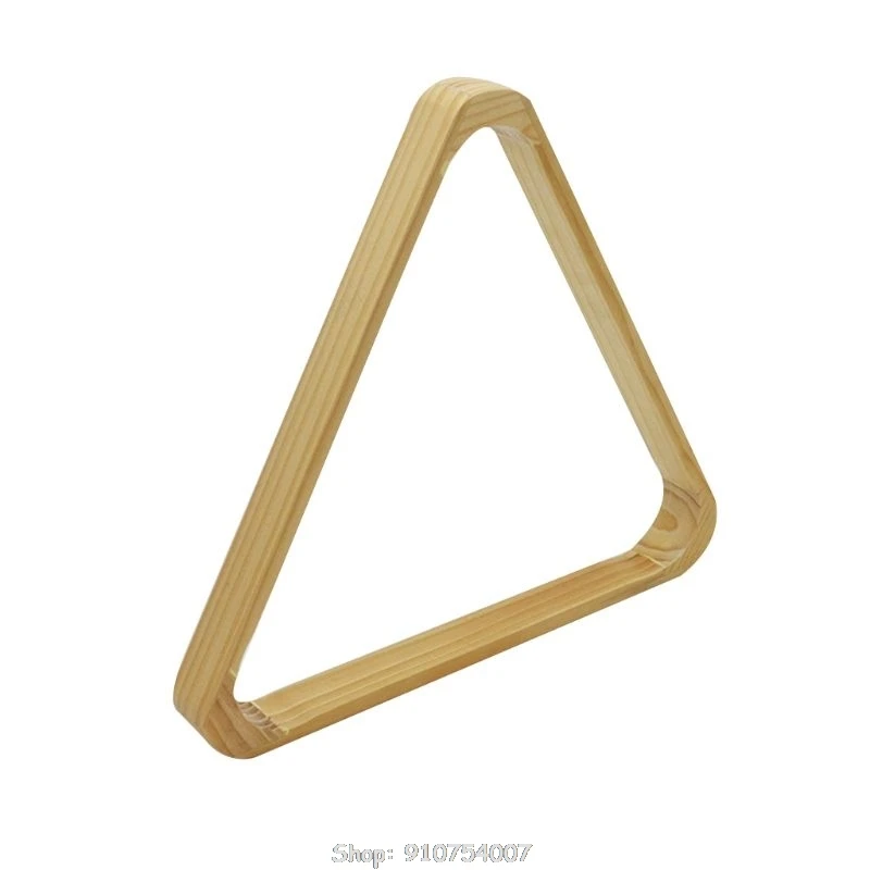 

Wood Triangle Shape American Billiard Balls Organize Sturdy Racks Snooker Game Club Storage Accessory D24 20 Dropship