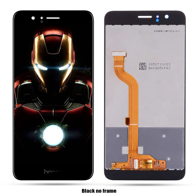 Для Huawei Honor 8 ЖК-дисплей сенсорный дигитайзер в сборе для 5 2 дюйма FRD-L19 L09 с рамкой