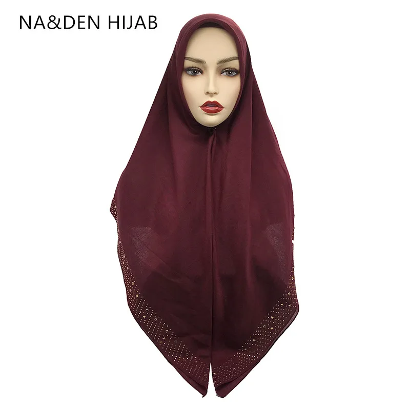 Мусульманский головной платок женский популярный шарф мусульманский хиджаб