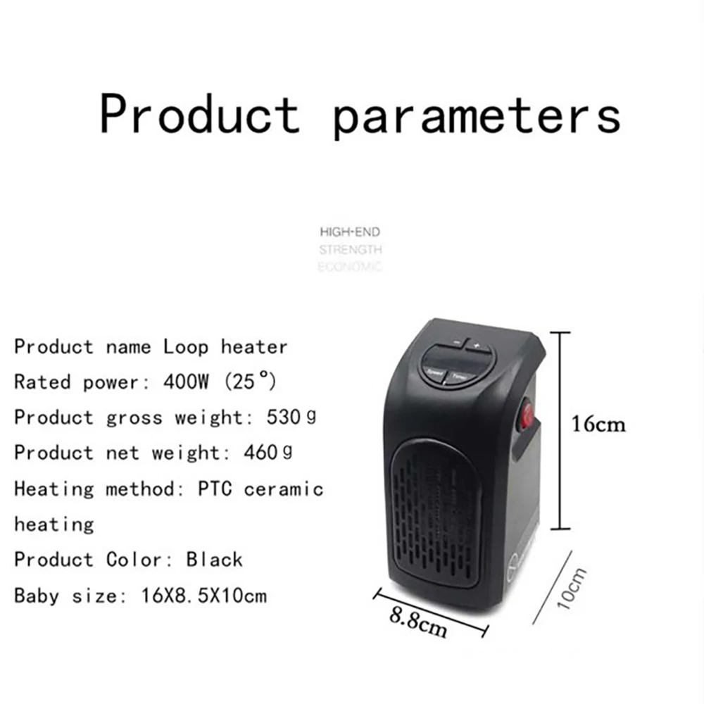 Мини Электрический настенный обогреватель портативный подключаемый