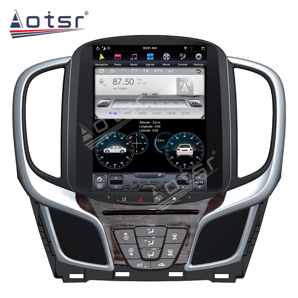 

For Buick lacrosse 2015+ Vertical Screen Android 9.0 64G PX6 Car Audio Car GPS Navigation Head Unit Multimedia Player Auto Radio