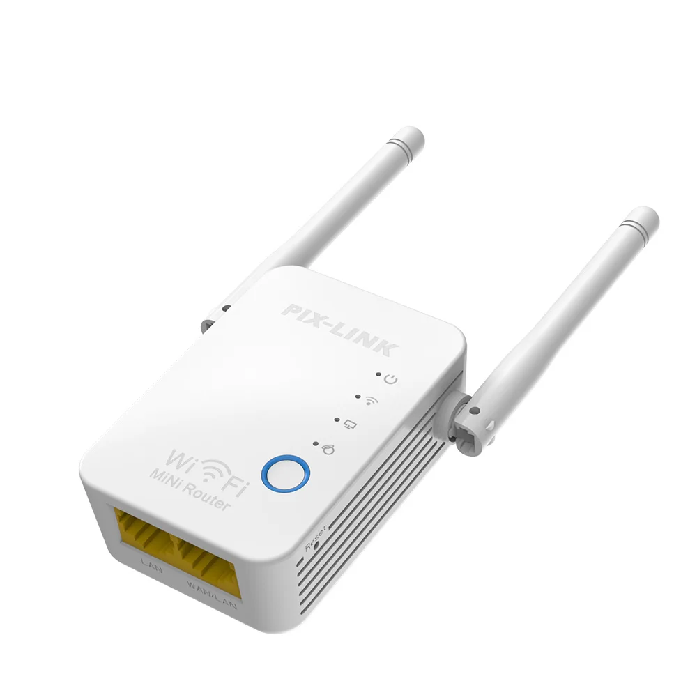 Беспроводной мини маршрутизатор PIXLINK усилитель сигнала Wi Fi 2 4 ГГц|Беспроводные