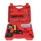 Многофункциональный ручной тестер тормозов, набор для проверки, вакуумный насос, автомобильный Автомобильный Набор для самостоятельной сборки тормозов, винтовой адаптер, чехол для переноски