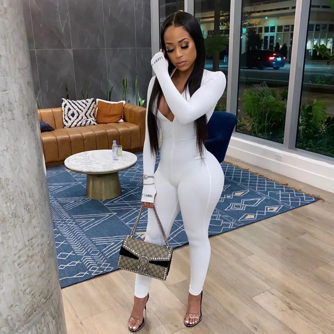 Women's Pit Strip Embroidered Letter Elastic Threaded Jumpsuit Plus Size Rompers Body Suits One Piece Outfit Women Club Outfits