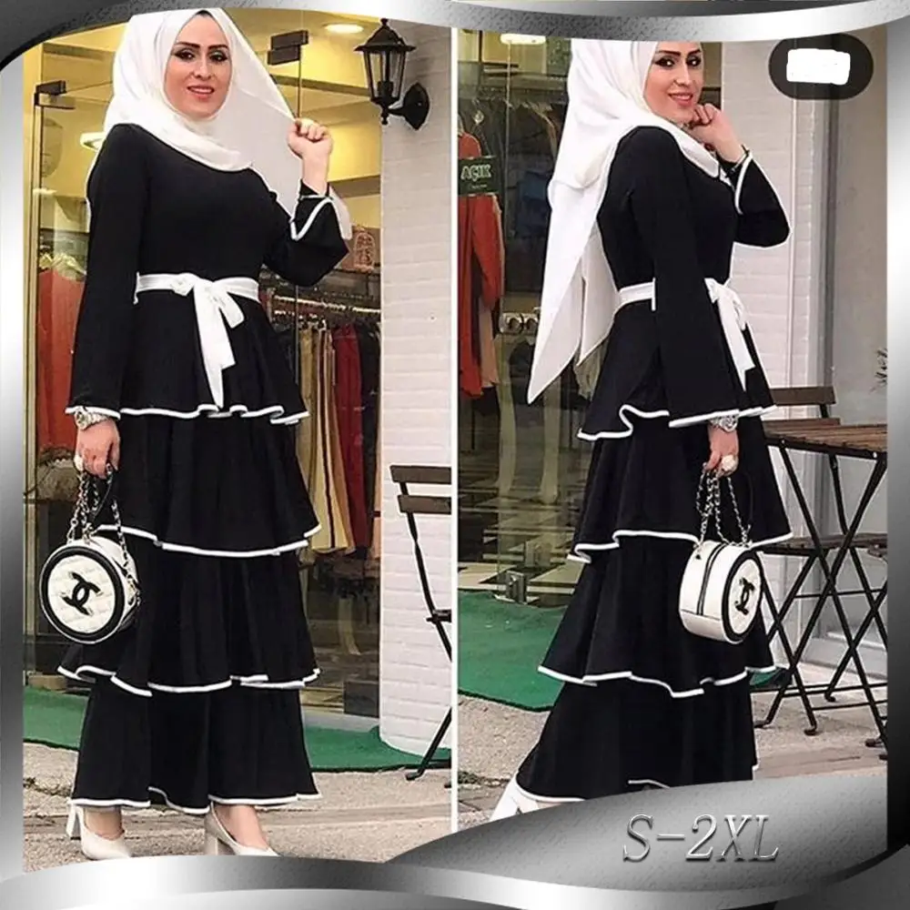 Женские шифоновые Катара ОАЭ турецкие исламские Малайзии плиссированные