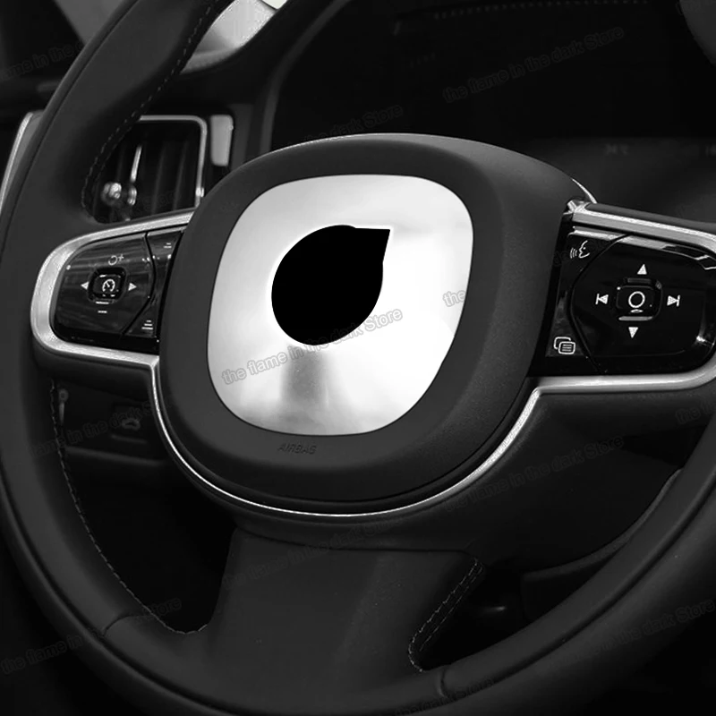 Автомобильный логотип на руль кольцо отделка украшение для Volvo Xc60 2018 2019 2020 2021