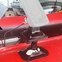 rotatable universal boat kayak electronic fish finder mounting seat fish finder plate rotating boat bracket