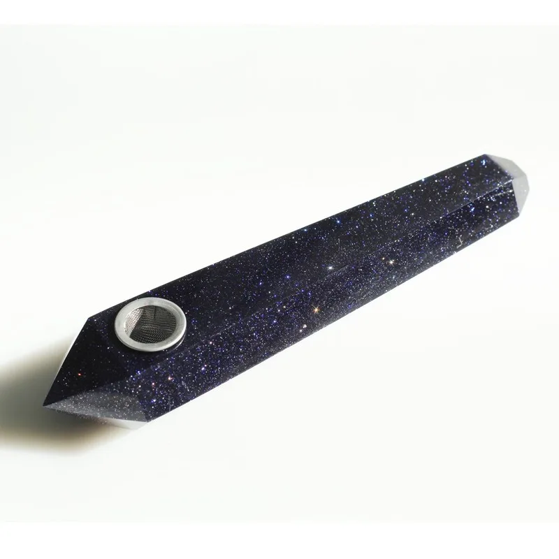 Натуральный Аквамариновый песок Ромб труба драгоценные камни натуральные