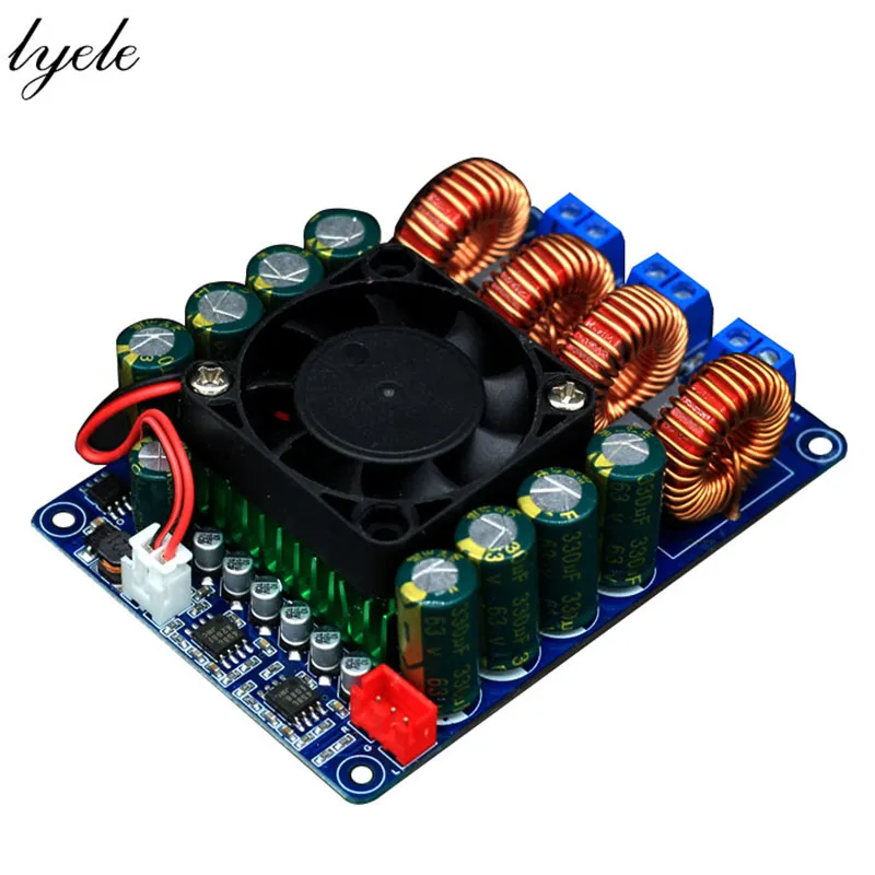 

TPA3255 2X300w стерео/Двухканальный/высокая мощность класса D/цифровой усилитель мощности плата с охлаждающим вентилятором