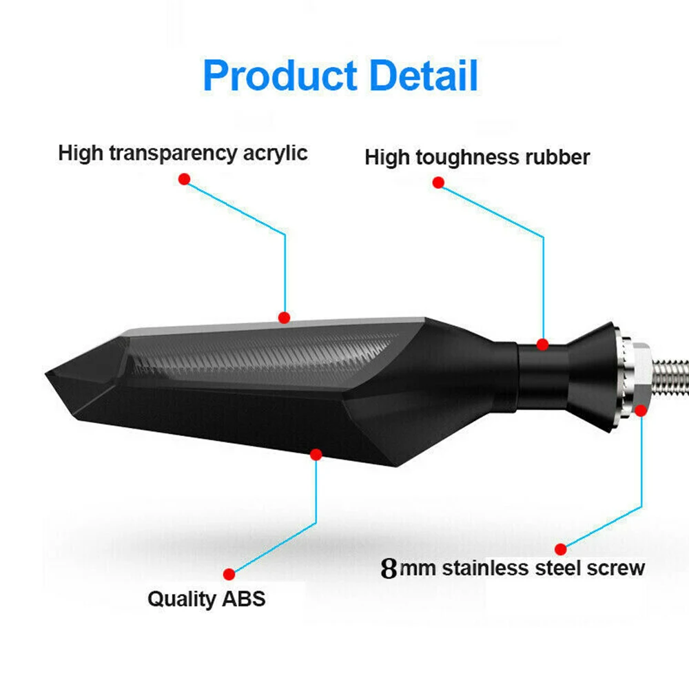 2 шт. поворотники для мотоцикла 17 светодиодов|Сигнальная лампа| |