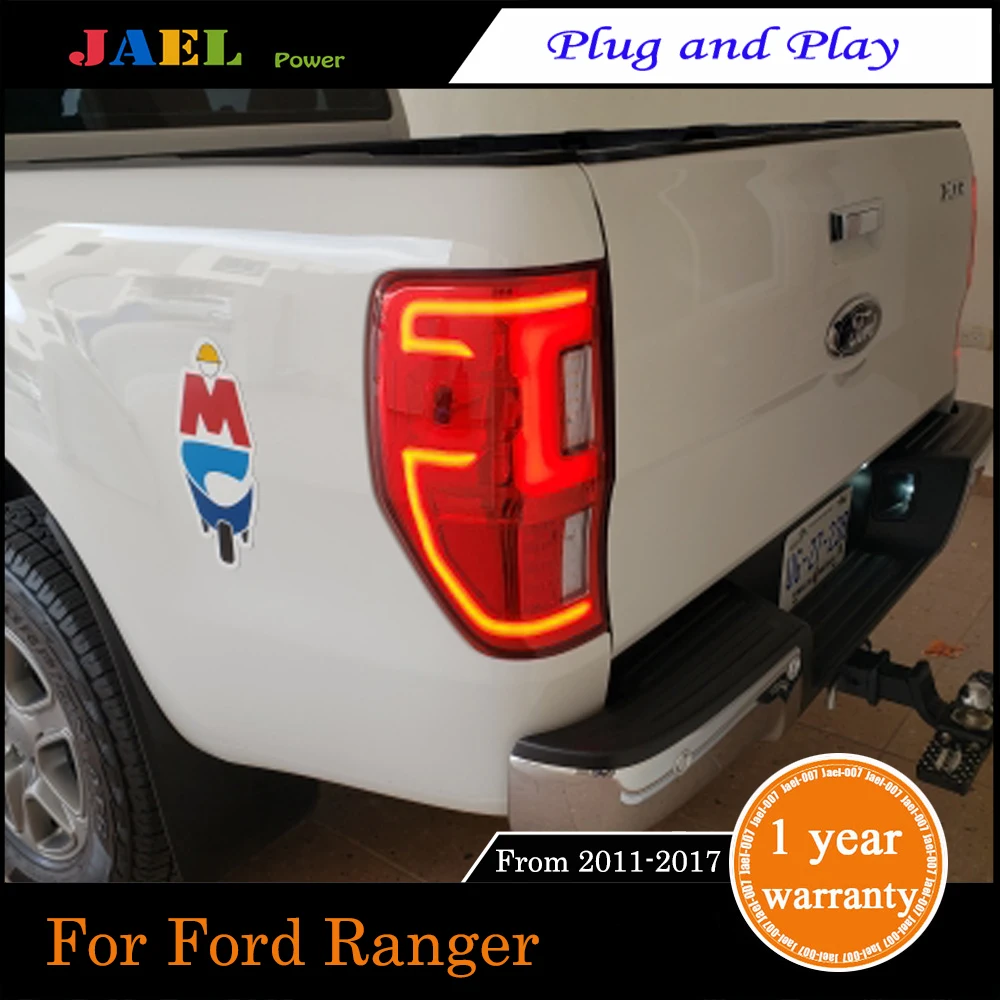 Светодиодный задний фонарь чехол для Ford Ranger 2012-2019New Ranger светодиодные задние фары светодиодный указатель поворота светодиодный тормоз