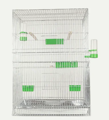 style3 64x40x80cm Большая усиленная клетка для большой клетки для птиц parakeet xuanfeng octopus клетка оцинкованная металлическая клетка для птиц - Цвет: style3 64x40x80cm