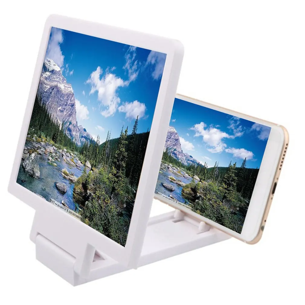 

Mobile Phone Screen Magnifier Eyes Protection Display 3D Video Screen Amplifier Folding Enlarged Expand Stand Holder