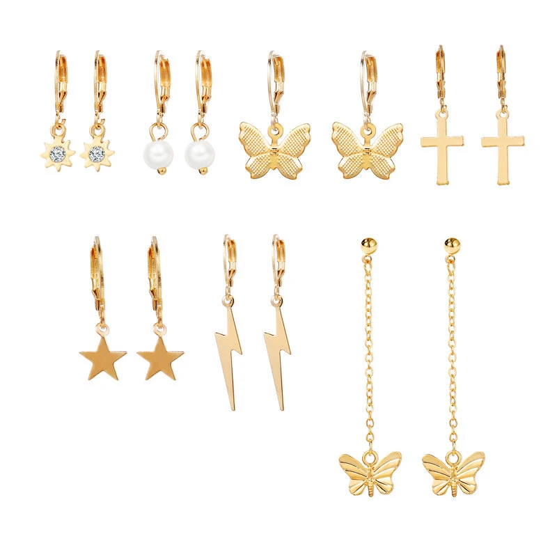 7 пар милые с открытыми пальцами и кристальной бабочкой изображением