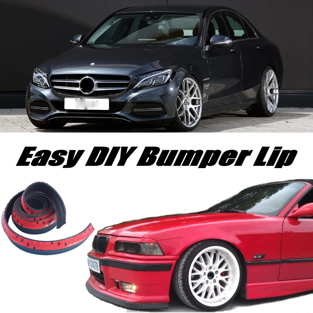 Дефлектор губ бампера для Mercedes Benz C C63 MB W202 W203 W204 W205 1993 ~ 2016/комплект передней юбки