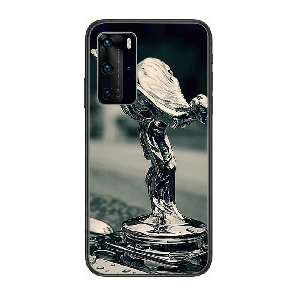 

Men's luxury car Phone Case For Huawei P 40 30 20 10 Lite Smart Z Pro Black Etui Coque Painting Hoesjes comic fashion