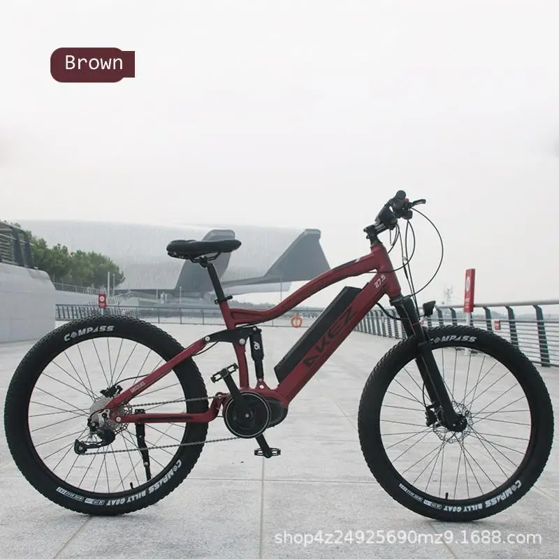 Электровелосипед AKEZ Bafang 350 Вт 9 скоростей 48 в 13 Ач 100 км | Спорт и развлечения