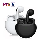 Беспроводные наушники Ture Wireless Pro 6, Bluetooth 5,0, мини-наушники с шумоподавлением и зарядным устройством для Apple Xiaom