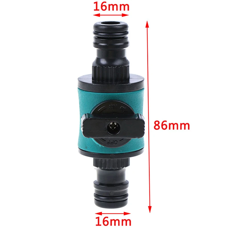 

1 Pcs Garden Irrigation Valve With 16 Mm Quick Connector Pipe Fittings Watering Garden Tube Valve