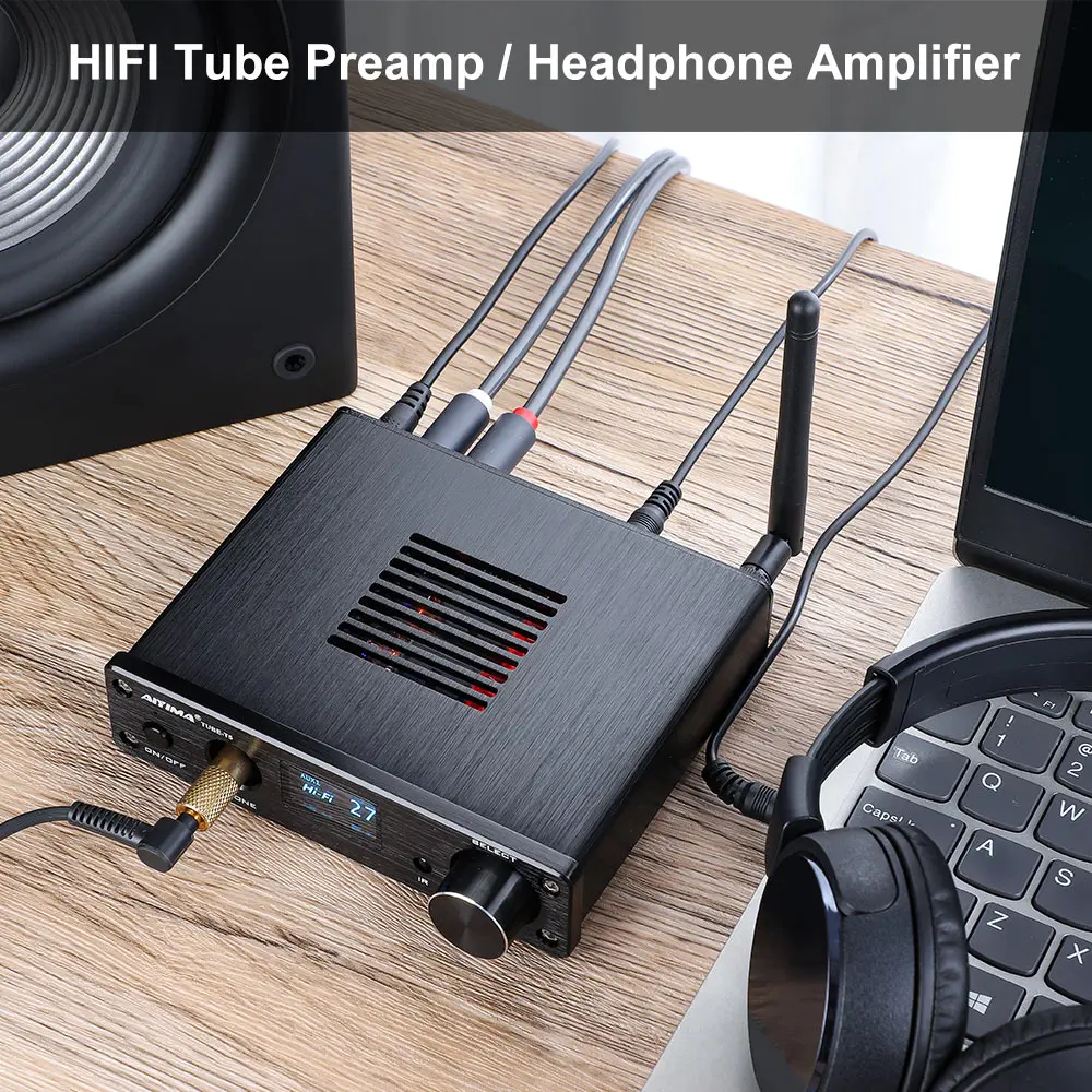 AIYIMA 6K4 трубчатый предусилитель QCC3003 Bluetooth5.0 предусилители стерео аудио усилитель