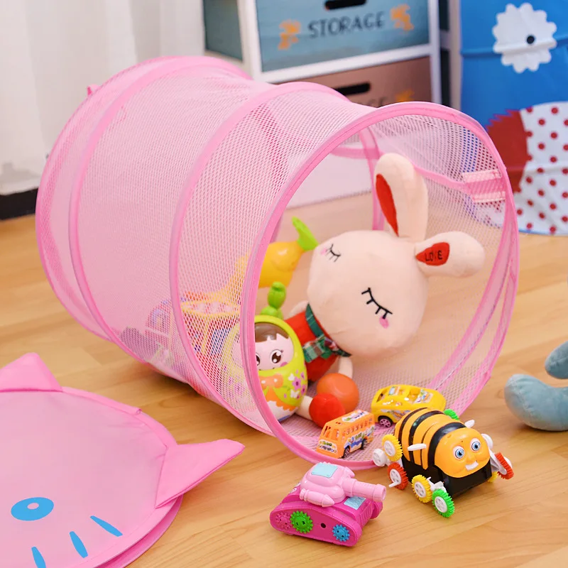 Foldable Large Capacity Storage Baskets Creative Cute Non-woven Fabrics Dirty Clothes Laundry Bag Cartoon Children Toys Holders | Дом и сад