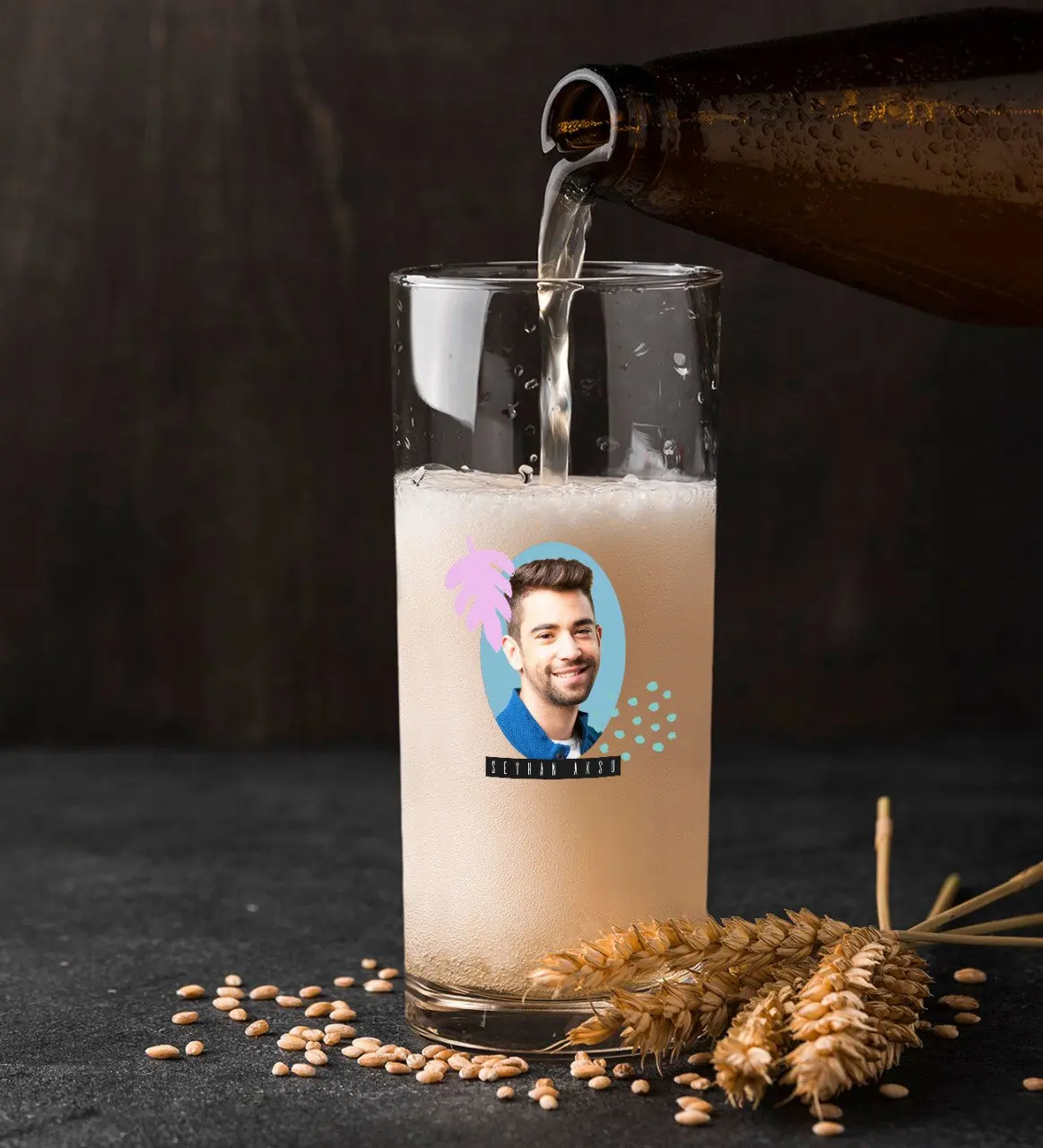 

Персонализированное изображение, цветная печать Hiball, пивной барью-2