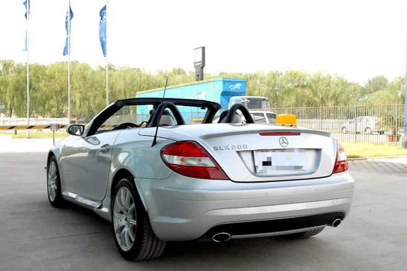 Неокрашенный задний спойлер из полиуретана крыло багажника для Benz R171 SLK Class Convertible