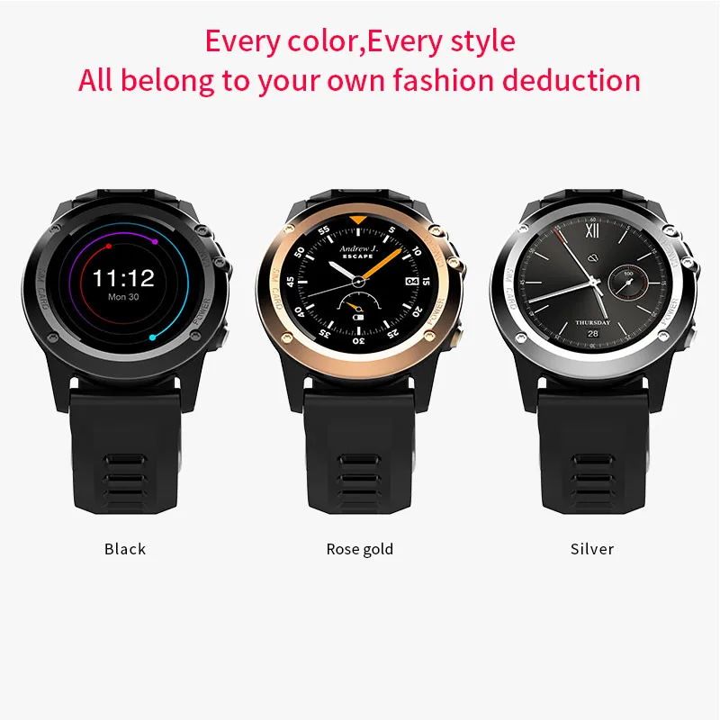 Смарт-часы H1, Android 4,4, водонепроницаемые, 1,39 дюймов, 3G, Wifi, gps, SIM, BT4.0, умные часы для женщин и мужчин, носимые устройства для iPhone, Xiaomi D5