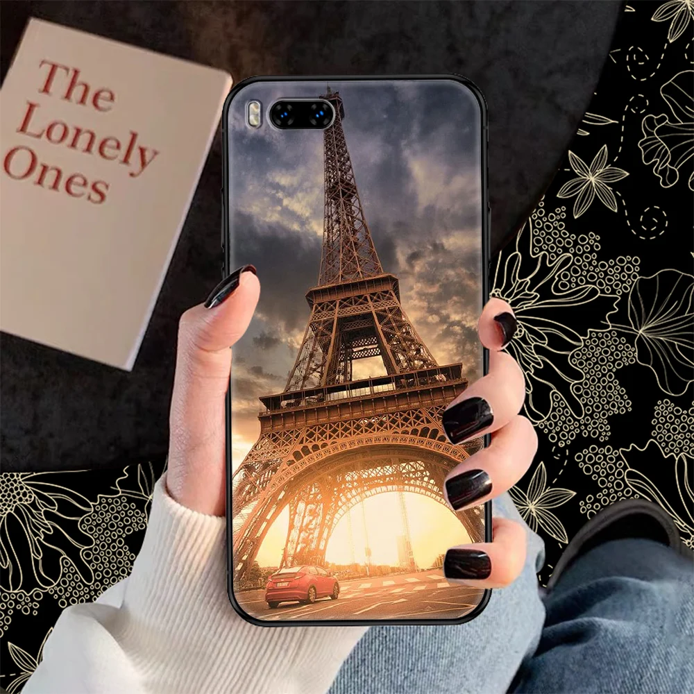 Чехол для телефона Paris Eiffel Iron Tower для Xiaomi Mi Max Note 3 A2 A3 8 9 9T 10 Lite Pro Ultra черный 3D ячейка обложка модное hoesjes on.