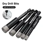 Алмазные сверла для отверстий, 68101214 мм, для гранита, мрамора, керамической плитки, стекла