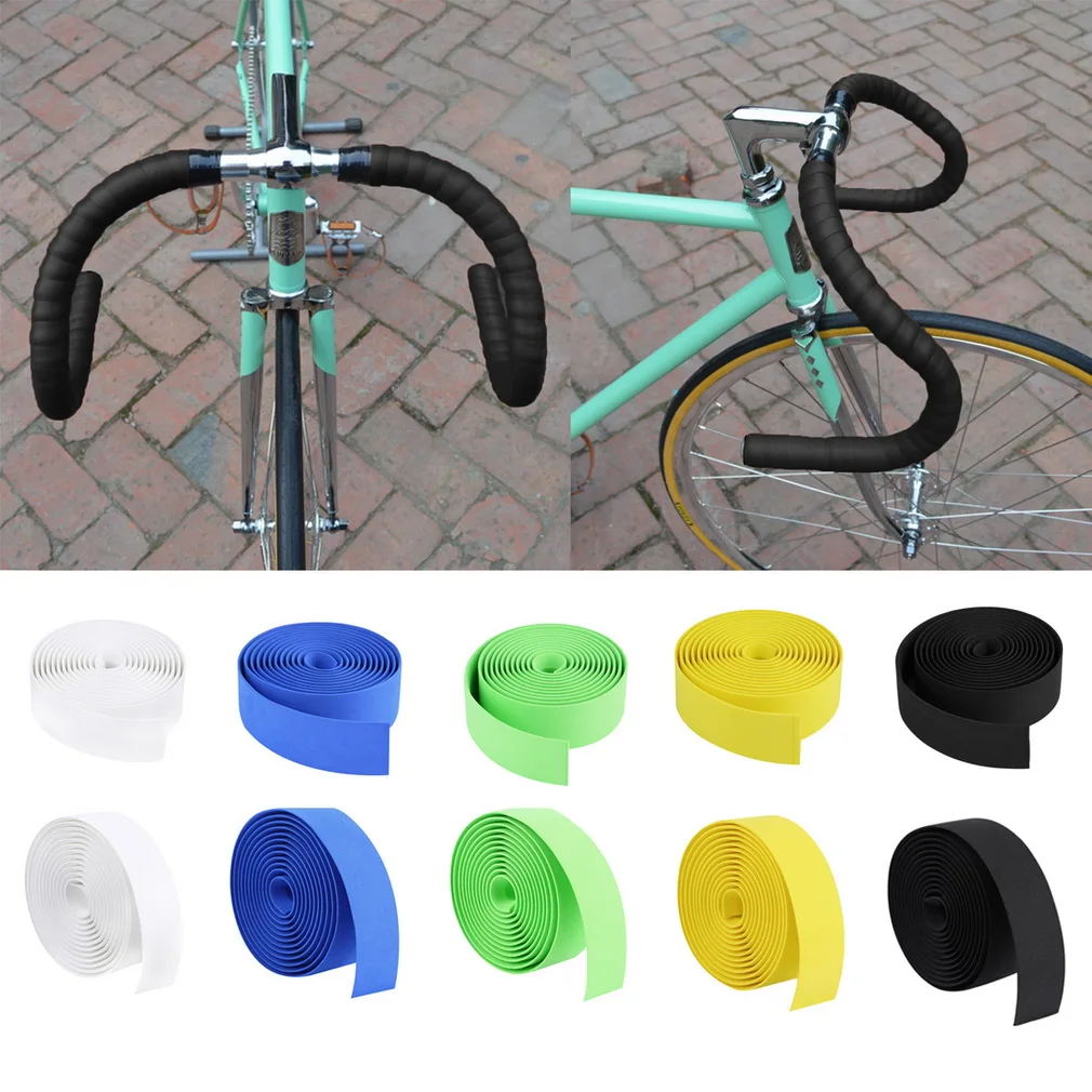Красочные велосипедные ручки велосипедный пояс пробковый руль руля лента
