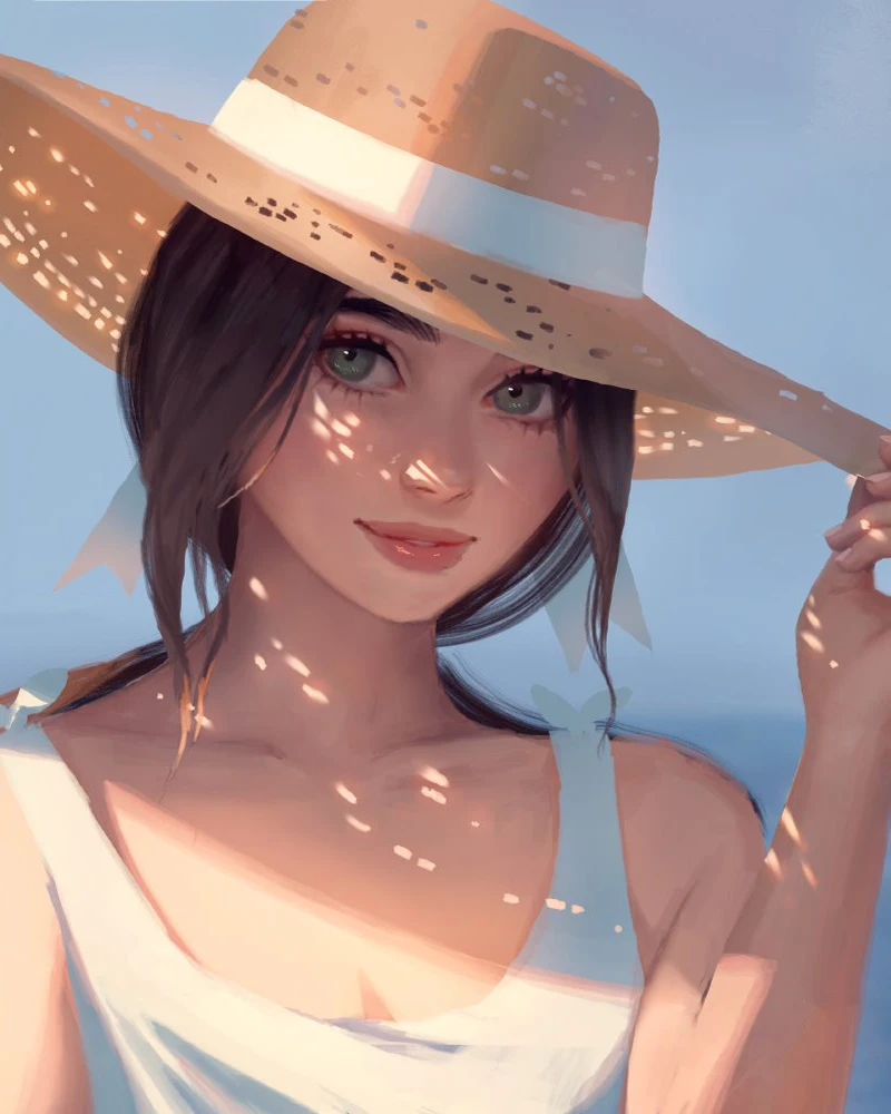 Ретро-постер WTQ красивая девушка иллюстрация холст живопись аниме постеры