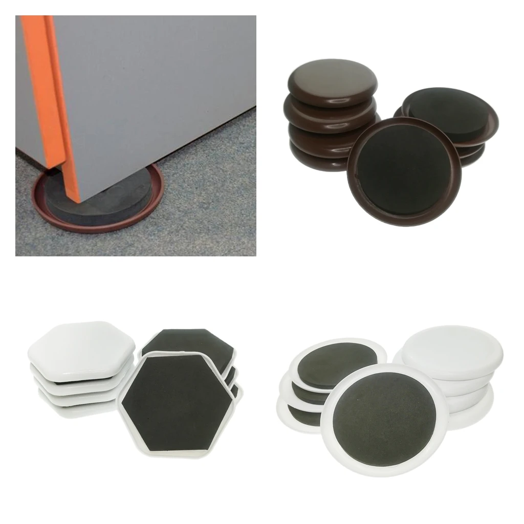 

8 Pieces Furniture Sliders, for Carpet Heavy Duty Furniture Moving Pads