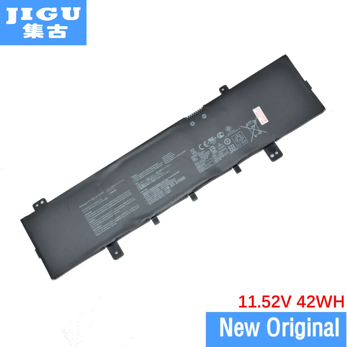 JIGU Оригинальный аккумулятор для ноутбука Asus 0B200-02510200 B31N1631 X505BA X505ZA R504BA RX53BP F505BP