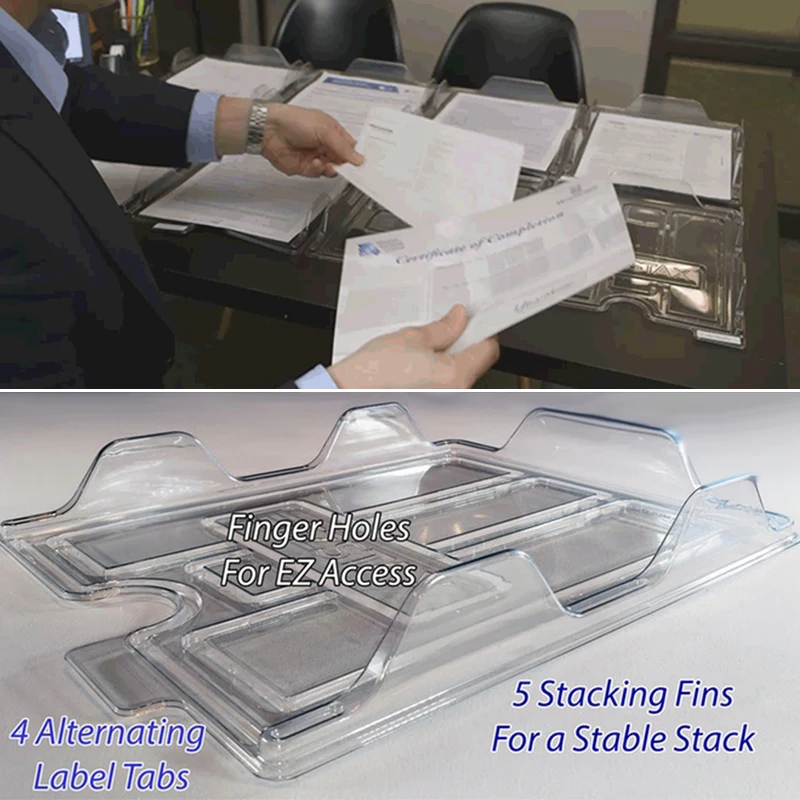 Коробка для хранения файлов стойка документов органайзер поднос Штабелируемый