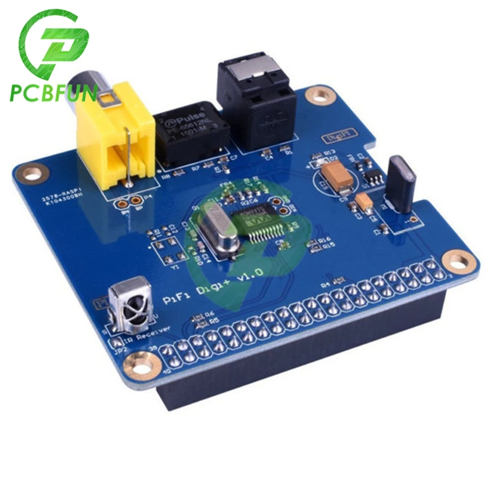 Цифровая звуковая карта HIFI DiGi модуль I2S SPDIF RCA оптическое волокно для Raspberry pi B +/A + 3 2
