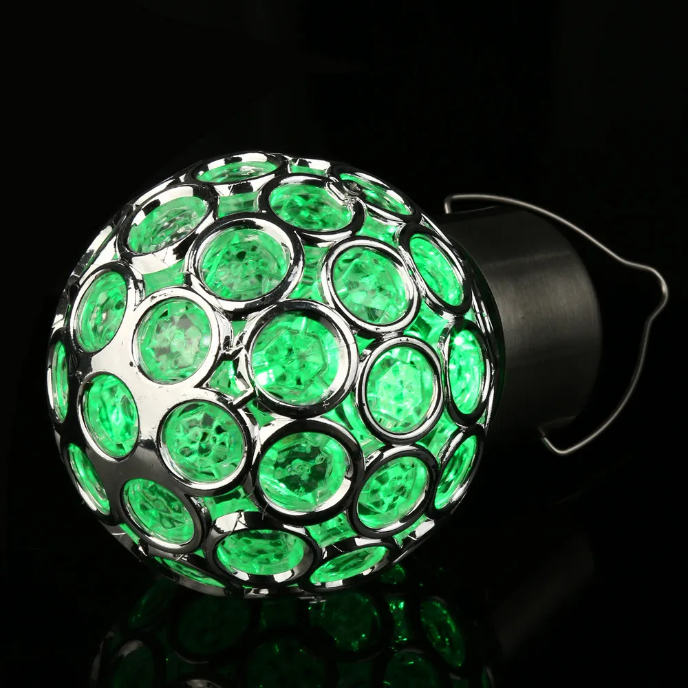 Солнечный подвесной Ночной светильник водонепроницаемый меняющий цвет