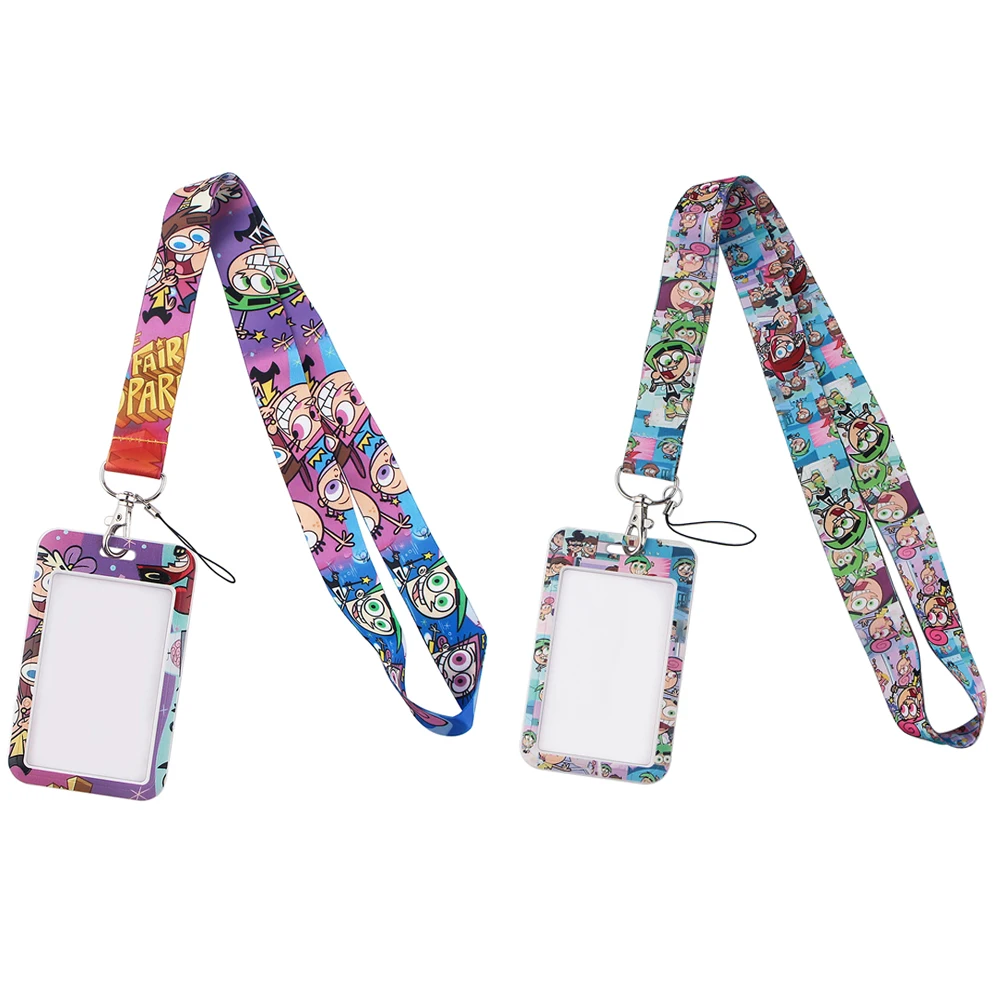ca250 new fashion cartoon anime lanyard key strap for phone keys cartoon lanyards id badge with key ring holder free global shipping