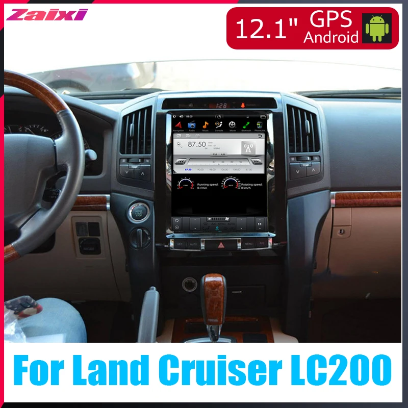 Автомобильный DVD плеер ZaiXi 12 1 дюйма под управлением Android с GPS Навигатором радио и