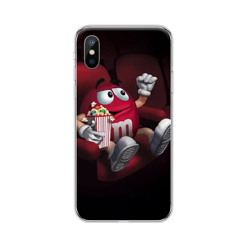 Милый мягкий чехол для телефона M & M'S Chocolate Candy iphone 4 4s 5 5S SE 5C 6 6S 7 8 plus X XS XR 11 PRO MAX |