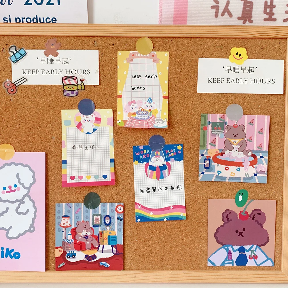 

MINKYS New Arrival 100 Sheets Kawaii Daily Memo Pads Note Paper Monthly Planner To Do It Check List Paperlaria School Stationery