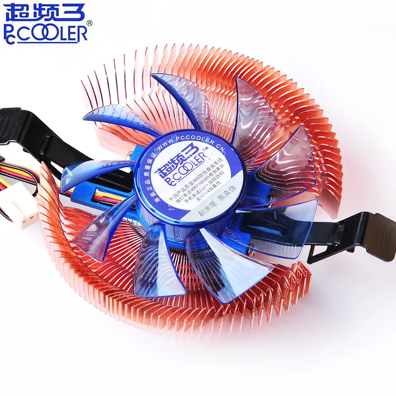 Pccooler Чистый медный кулер для процессора ультра-тонкий 33 мм для HTPC 1U мини Чехол все-в-одном cpu Охлаждение для Intel 775 115X AMD AM4 AM3 AM2