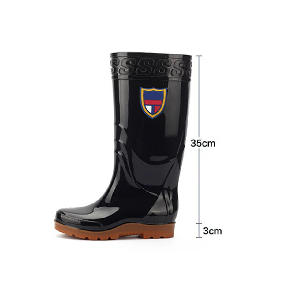 

Men's Rubber Shoes Rain Boots Outdoor Waterproof For Male Thick Sole Breathable practical